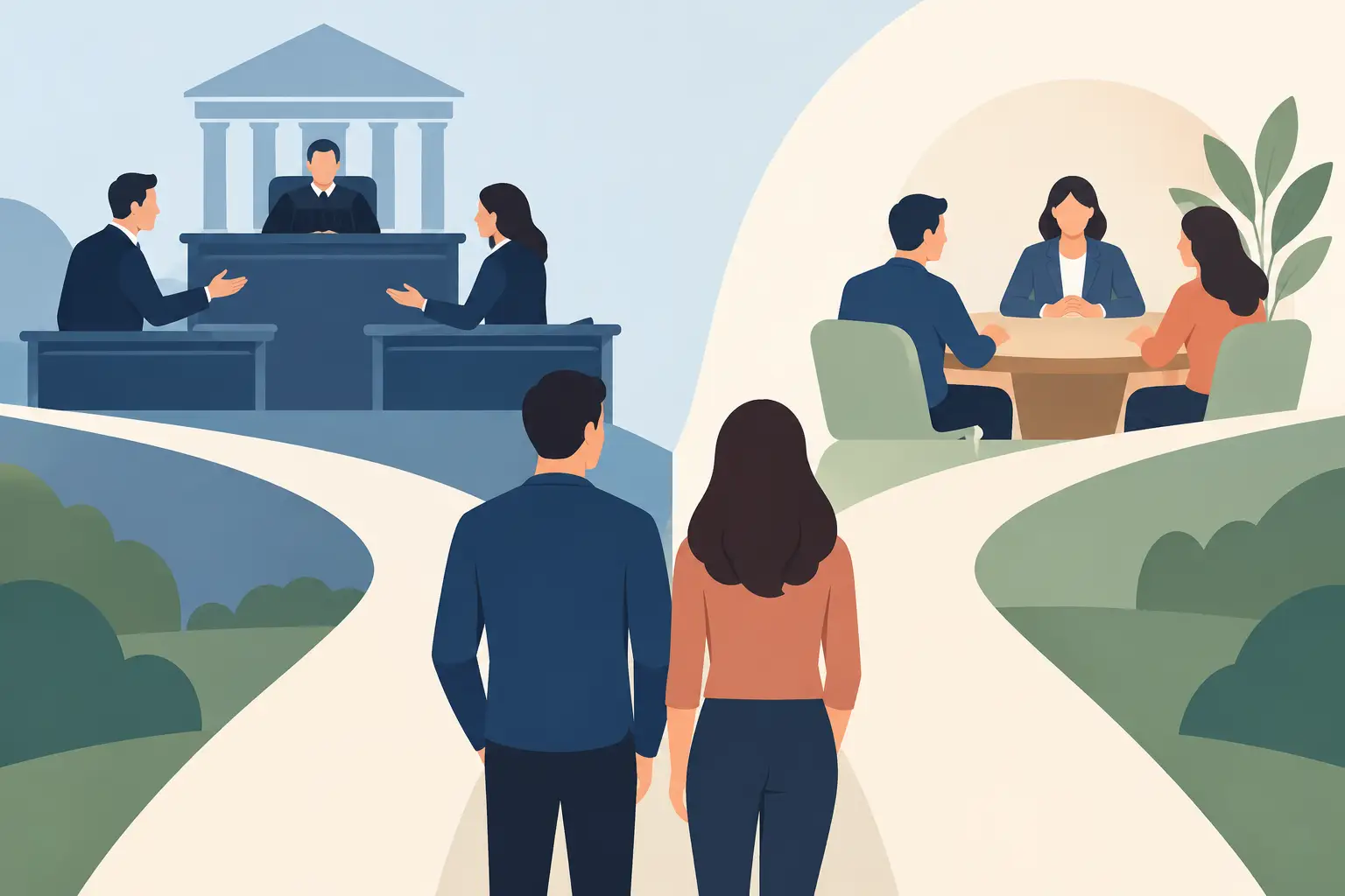 Litigation Versus Mediation Divorce Choices